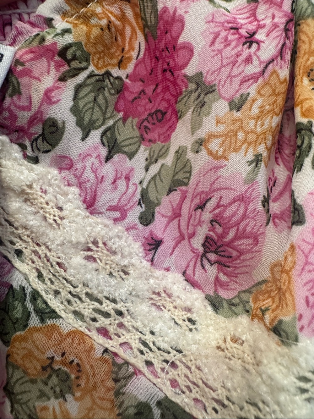Princess Polly floral Maxi Slip spaghetti strap Dress Lace Trim Sz XS NWOT - Picture 6 of 14